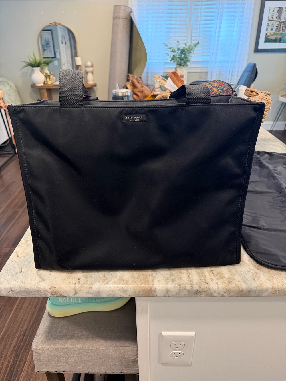 Kate Spade Nylon Black Baby Bag